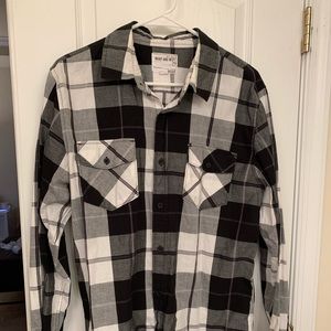 White and Black Flannel